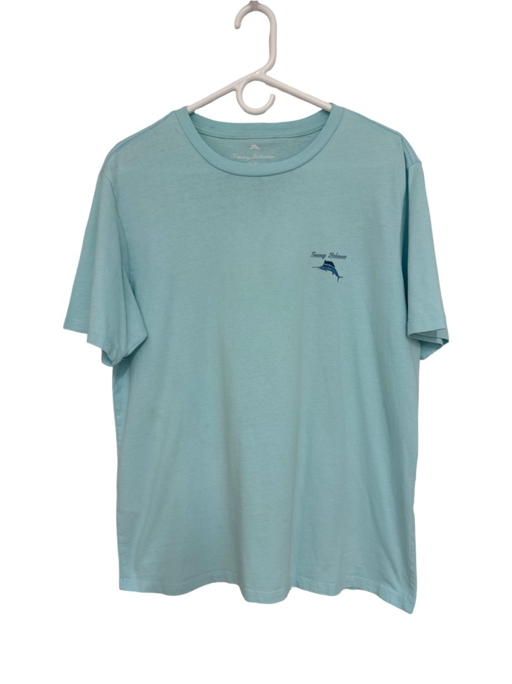 Tommy Bahama “ Make Ship Happen” Crewneck T-Shirt Men’s Medium Light Blue